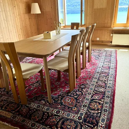 Lakeview Swiss With Hot Tub Near Interlaken *