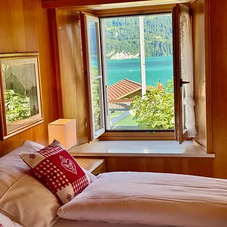 Lakeview Swiss With Hot Tub Near Interlaken *