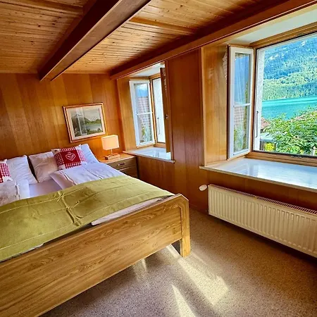 Lakeview Swiss With Hot Tub Near Interlaken