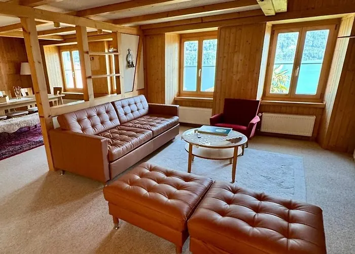 Horská chata Lakeview Swiss With Hot Tub Near Interlaken *