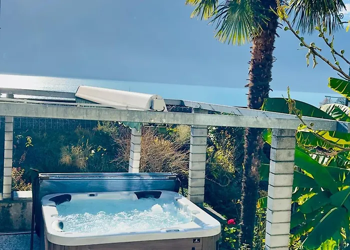 Lakeview Swiss With Hot Tub Near Interlaken