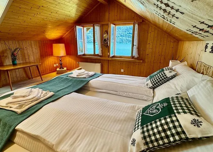 Lakeview Swiss With Hot Tub Near Interlaken Niederried bei Interlaken