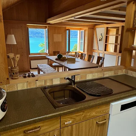 Lakeview Swiss With Hot Tub Near Interlaken Alpstuga